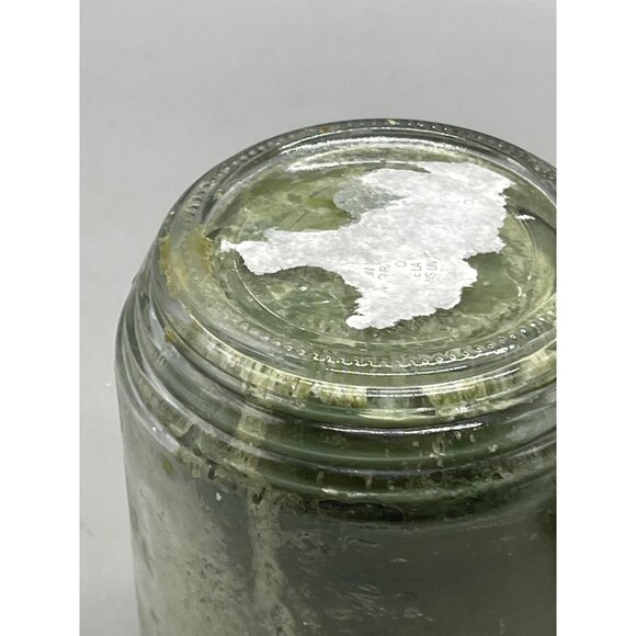 set of 2 candles pine 1 with jar 1 without green never lite 3x3.5" holiday READ - Picture 6 of 6